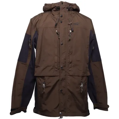 Outdoor jacket (Brown) from Arrak Outdoor Cotton, Elastane, Polyamide, Polyester