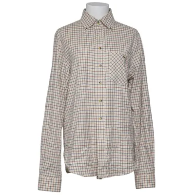 Shirt (White, Multicolored) from Euro Hunt Cotton, Elastane