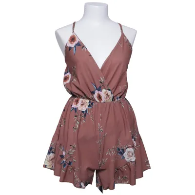 Combinaison (Marron, Multicolore) de L&S Élasthane, Polyester, Viscose