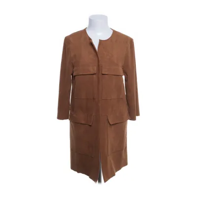 Frakke (Brun) fra H&M Elastan, Polyester