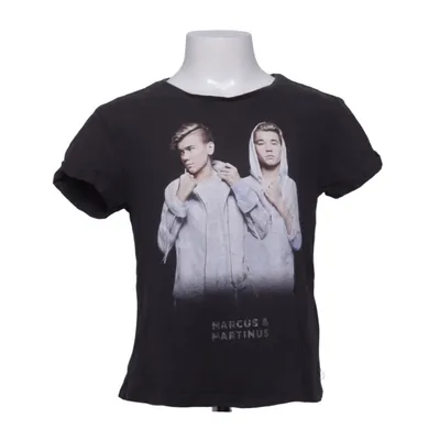 T-shirt (Sort) fra Marcus & Martinus x H&M Bomuld