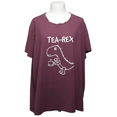 T-shirt (Lila) från Shein Elastan, Polyester