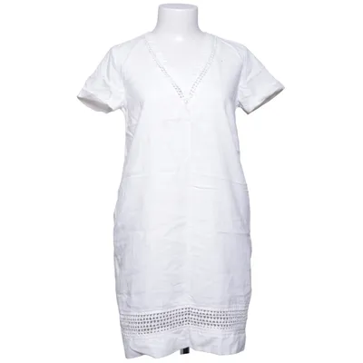 Klänning (Vit) från Next Petite Linne, Polyester, Viskos