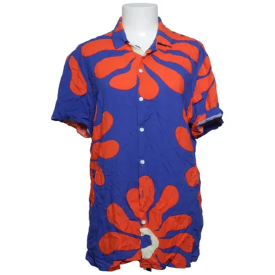 Kortärmad skjorta (Blå, Orange, Flerfärgad) från Primark Viskos