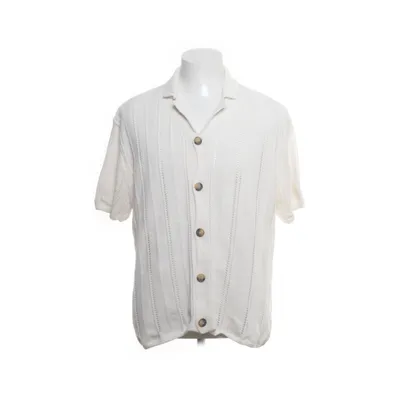 Korte mouwen shirt (Wit) van H&M Katoen, Polyester