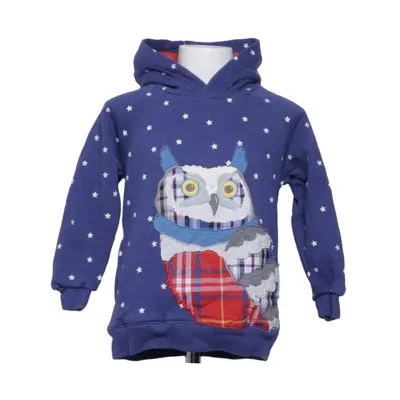 Huvtröja (Blå, Flerfärgad) från Mini Boden Bomull, Polyester