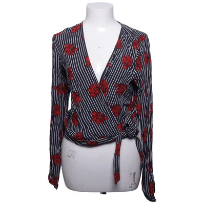 Blouse portefeuille (Noir, Blanc, Rouge) de Bien Bleu