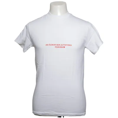 T-shirt (Vit) från Gildan Bomull