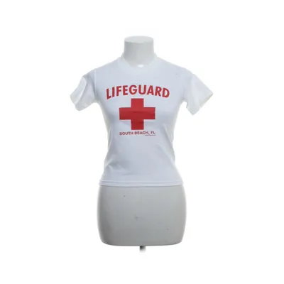 T-shirt (Vit, Röd) från Delta Pro Weight Bomull