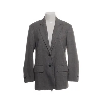 Blazer (Gray, Black) from Zara Basic Elastane, Polyester, Viscose