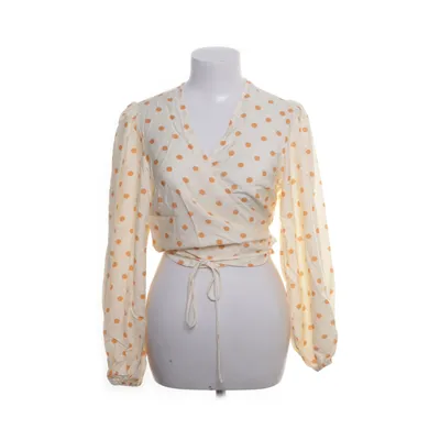 Wikkeltop (Beige, Oranje) van Edited Viscose, Polyamide