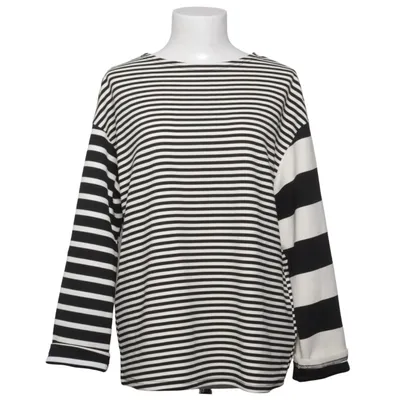 Long sleeve T-shirt (Black, White) from Friful Cotton, Elastane, Polyester