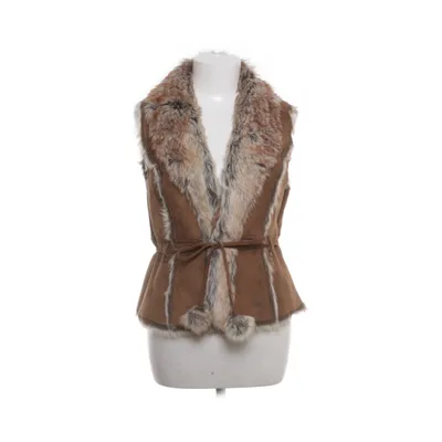 Outer vest (Brown, Multicolored) from Flash Polyester