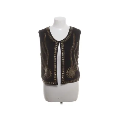 Vest (Black) from Voyelles Elastane, Polyester