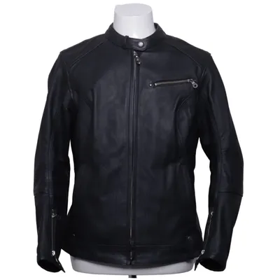 Motorcycle jacket (Black) from Victory Elastane, Leather, Polyamide, Polyester