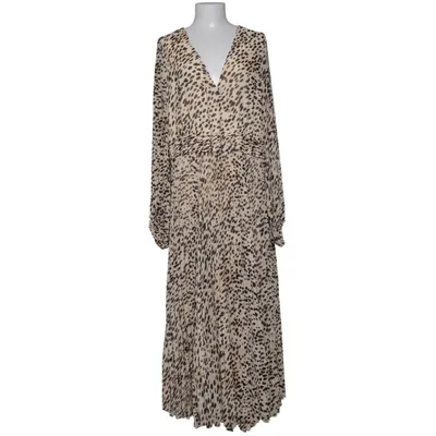 Långklänning (Beige, Svart) från H&M Polyester, Viskos