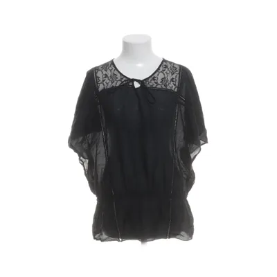 Topp (Svart) från "SU" Bomull, Silke