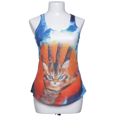 Tanktop (Blauw, Meerkleurig) van Oxygene Katoen
