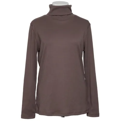 Pul à col roulé (Marron) de Gabriella K. Coton, Polyester