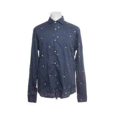 Shirt (Blue, White) from Riley Cotton, Elastane