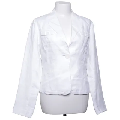 Blazer (Blanc) de JSFN Lin, Polyester