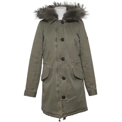 Parka (ASPEN LTD 515 BR) from Blonde No.8 Cotton, Elastane, Leather, Polyester, Rabbit fur