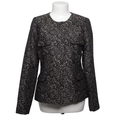 Jacket (Multicolored, Blue) from Paul Costelloe Acetate, Acrylic, Polyamide, Polyester