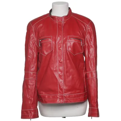 Jacket (Red) from Hauber Acetate, Polyamide, Polyurethane