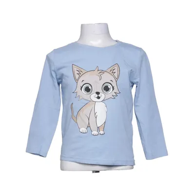 Long sleeve T-shirt (Blue) from Amy & Lucy Cotton