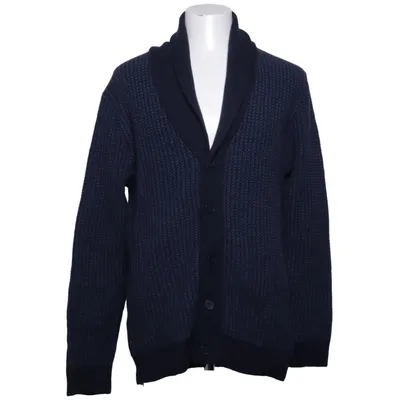 Cardigan (Blue, Black) from Linea Polyamide, Wool