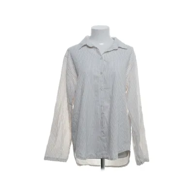 Bluse (Beige, Hvid) fra Star Mela Bomuld, Elastan