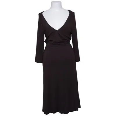 Robe portefeuille (Marron) de Fransa Élasthane, Polyester, Viscose