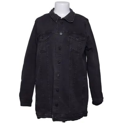 Denim jacket (Gray) from Zizzi Cotton, Elastane