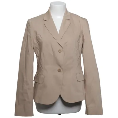 Blazer (Beige) de Caractère Coton, Élasthane, Polyamide