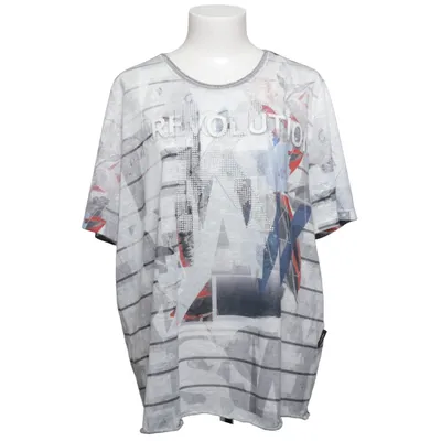 T-shirt (Grå, Flerfärgad) från Capuccino Polyester, Viskos