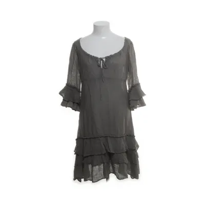 Klänning (Grå) från Branting Bomull, Linne