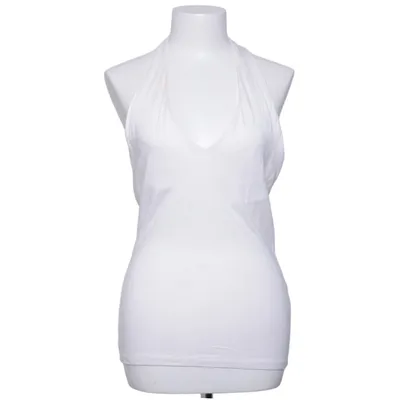 Halterneck top (Hvid) fra Ril's Elastan, Viscose