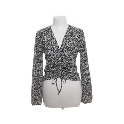 Bluse (Sort, Hvid) fra About You Elastan, Polyester