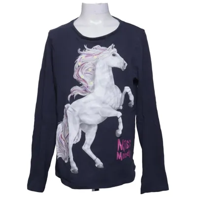 Lange mouwen shirt (Blauw, Meerkleurig) van Miss Melody Katoen