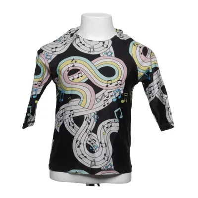 Topp (Svart, Flerfärgad) från Mini Rodini Elastan, Återvunnen polyester