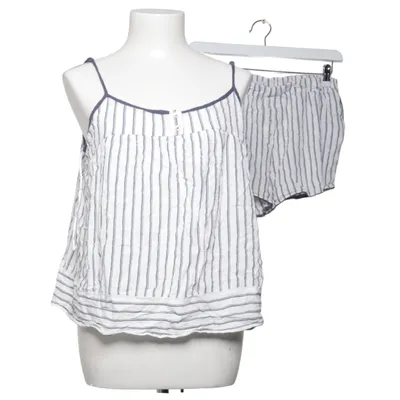 Pyjamasz (Hvid, Blå) fra Love to Lounge Viscose