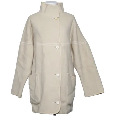 Coat (Beige) from Piretta Mohair, Polyester, Wool