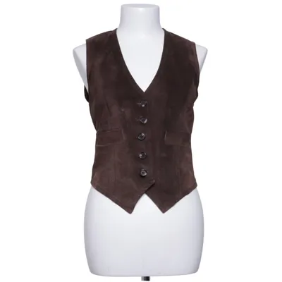 Leather vest (Brown) from Jofama