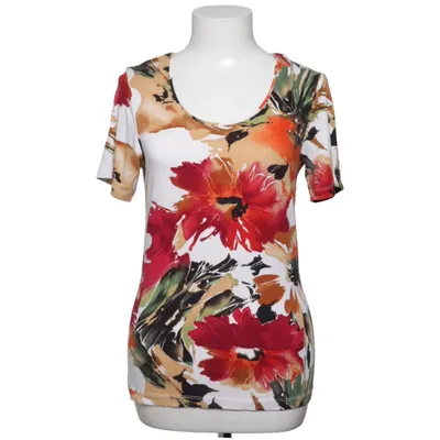 T-shirt (Wit, Meerkleurig) van Barisal Elastaan, Viscose