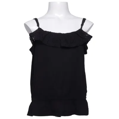 Top (Zwart) van H&M Katoen, Polyester
