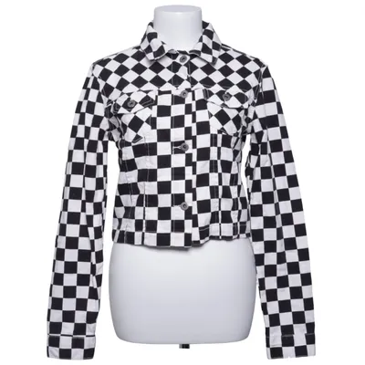 Veste en jean (Noir, Blanc) de Urban Classics Coton, Élasthane