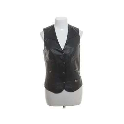 Läderväst (Svart) från Harley Davidson Skinn, Nylon