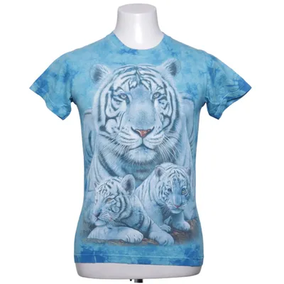 T-shirt (Blauw, Wit) van Rock Eagle Katoen
