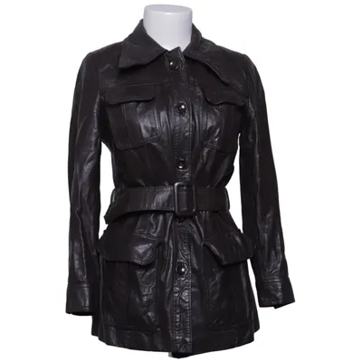 Leather coat (Brown)