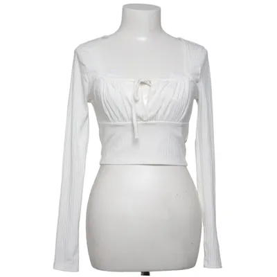 Crop top (Square Neck Rib Top) de NLY Élasthane, Polyester recyclé, Viscose